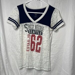 Blue 84 Navy and White Tee